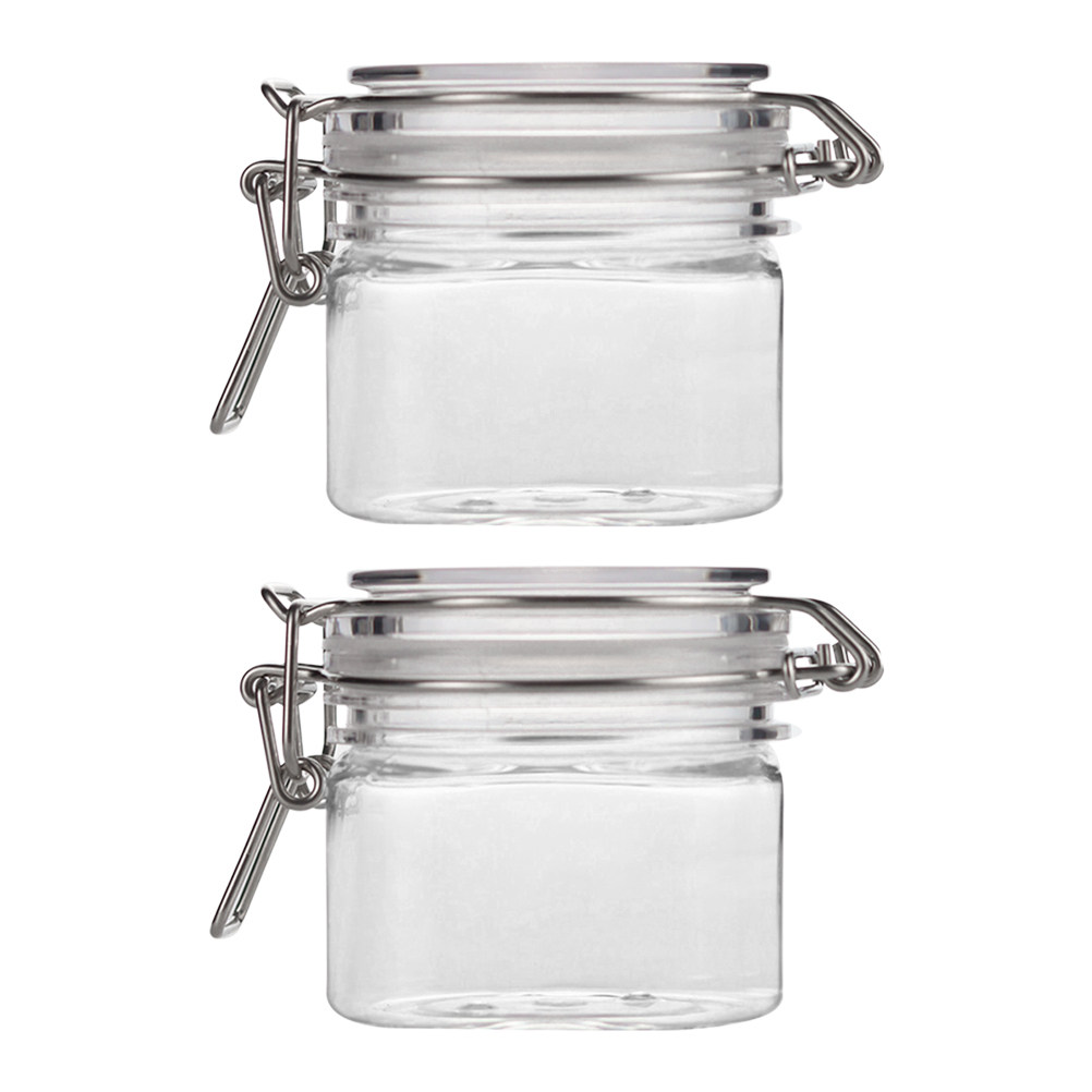 2 Potes Herméticos Transparent - Food Storage Kitchen avaliação e preço