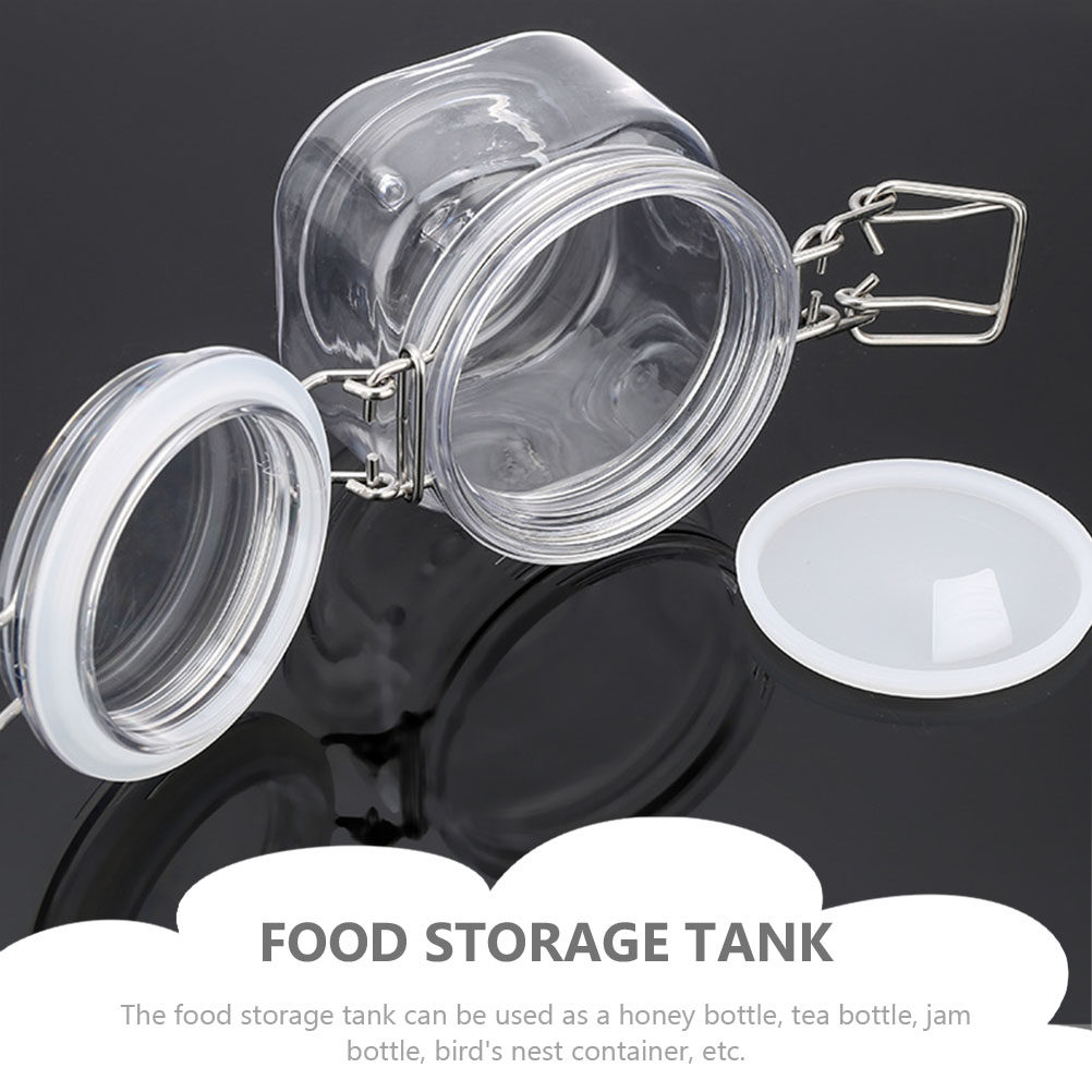 2 Potes Herméticos Transparent - Food Storage Kitchen avaliação e preço