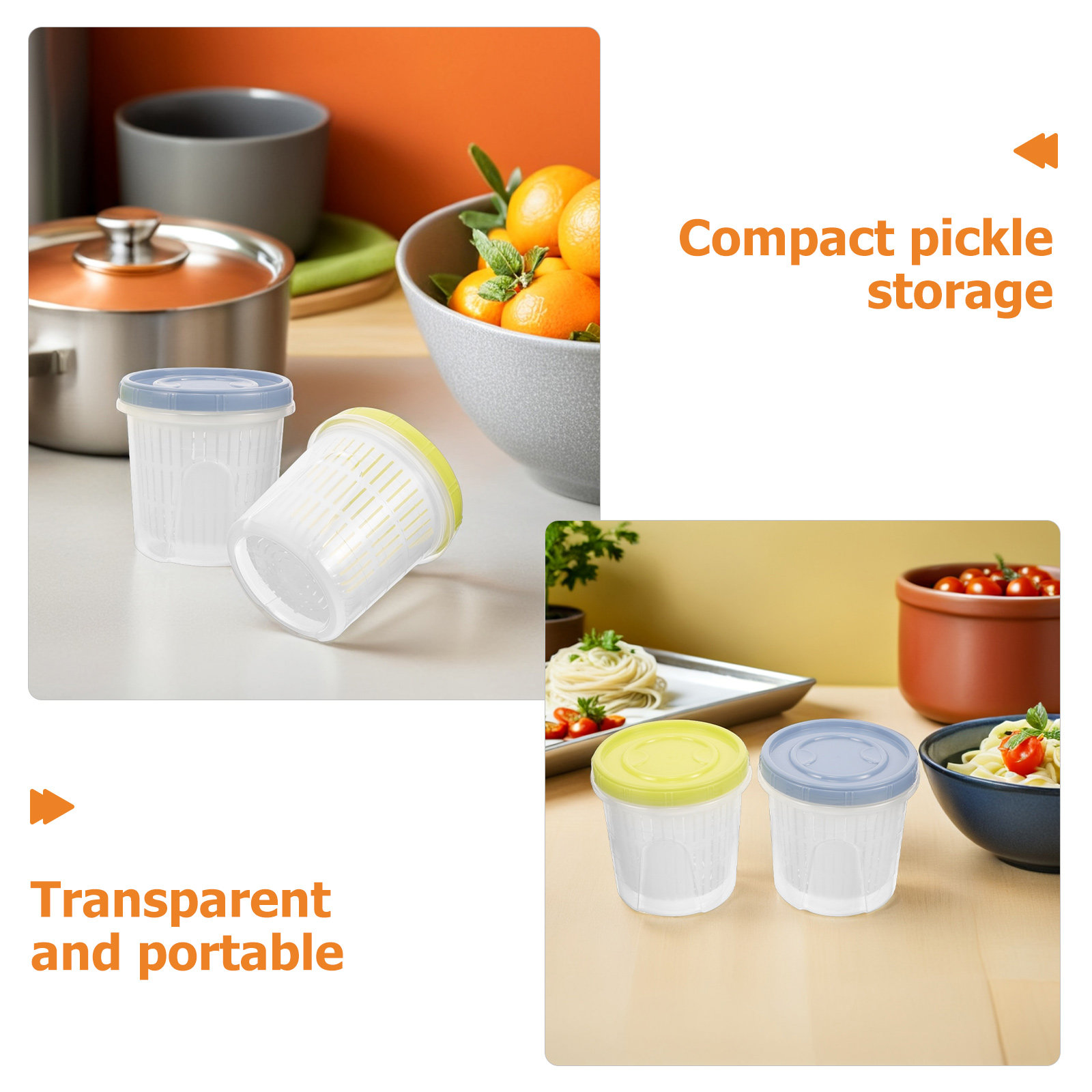 3 recipientes para conservar p - Food Storage Kitchen avaliação e preço