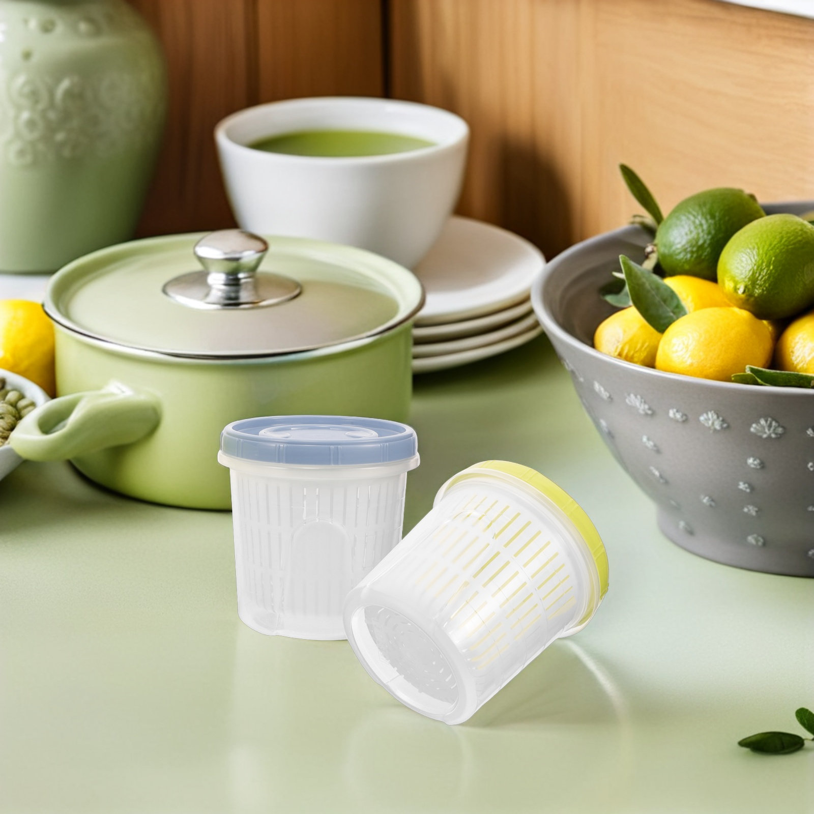 3 recipientes para conservar p - Food Storage Kitchen avaliação e preço