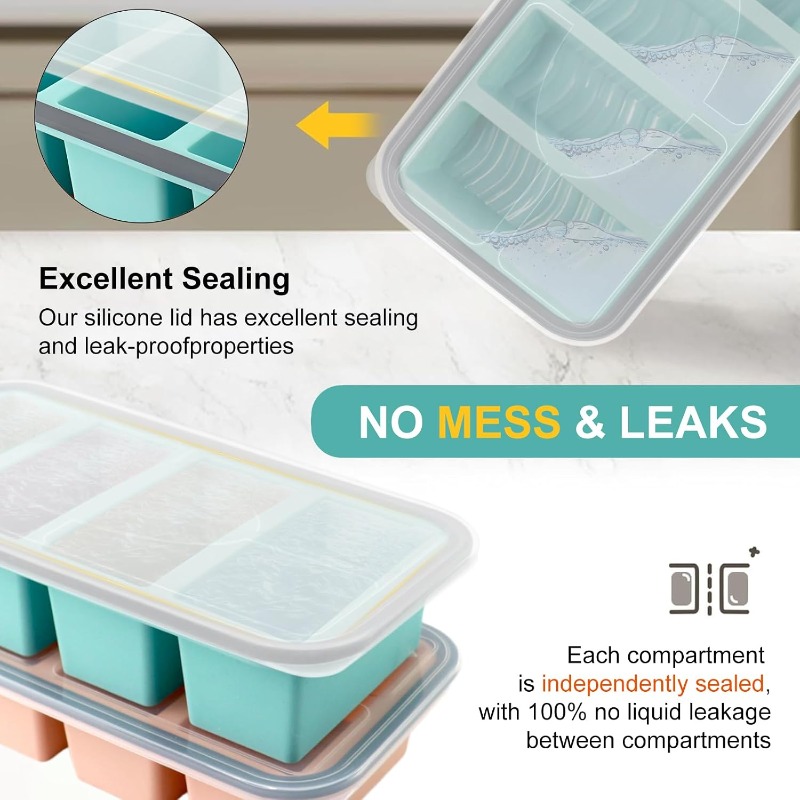 Formas de Silicone para Congel - Storage Food Prep avaliação e preço