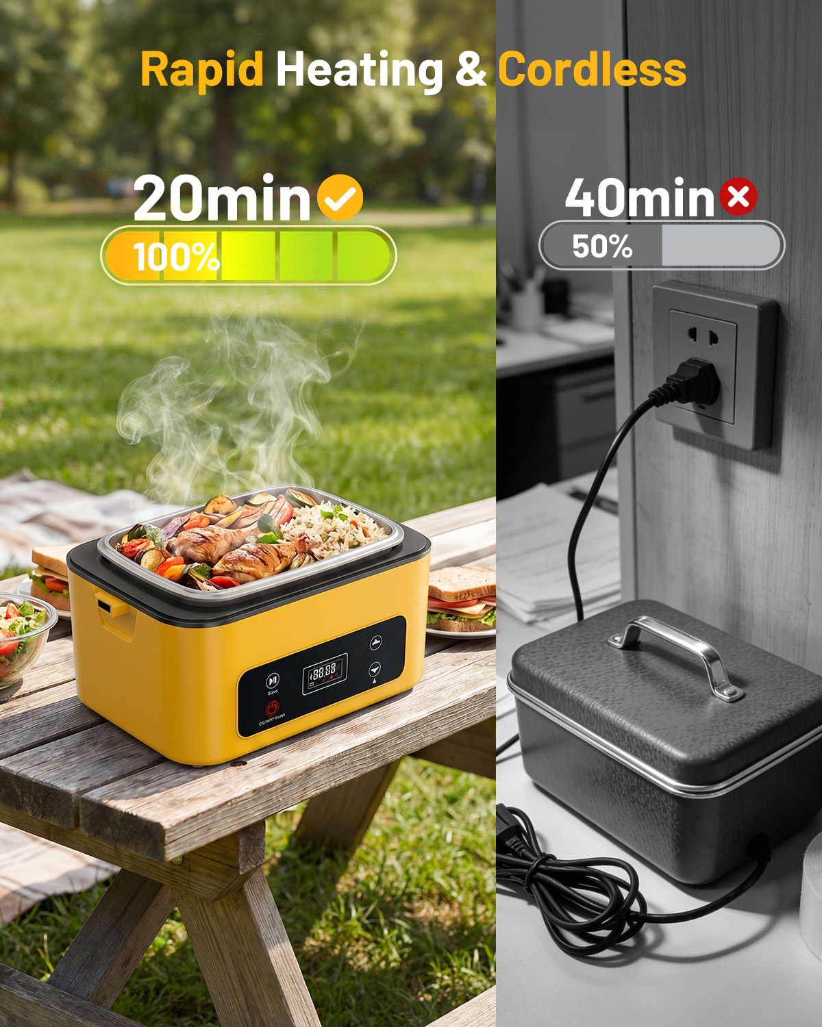 Lancheira Térmica Portátil Tas - Food Storage Warmer avaliação e preço