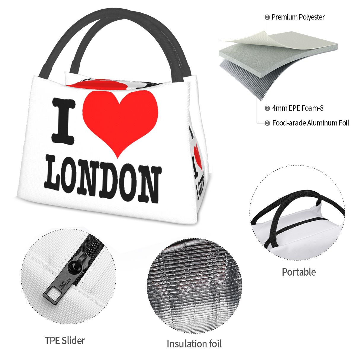 Bolsa térmica isolada para alm - Food Storage Uk avaliação e preço